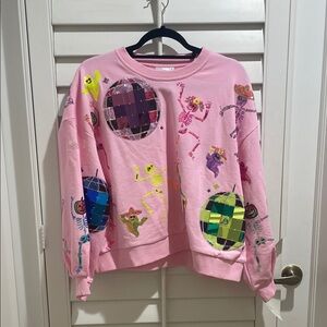 Queen of sparkles Halloween sweater